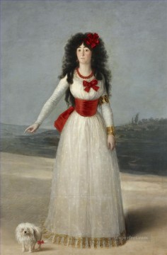 Francisco Goya Painting - The Duchess of Alba portrait Francisco Goya